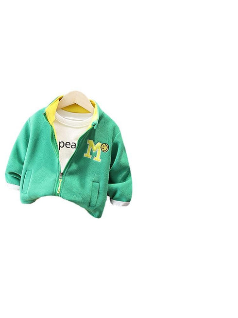 Boy's Cashmere Thickened Fall/Winter Coat